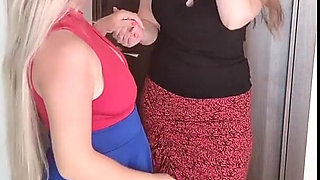 Step-mom and Auntie Suck Your Cock