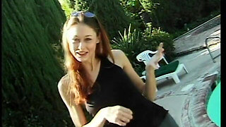 Horny Coed Rubs Vibrator on Her Friend's Clit and Tight Wet Pussy