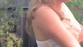 Sunny Lane Teases in Lake Tahoe Outdoors!