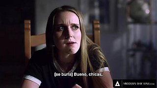 MODERN-DAY SINS - Naughty Anny Aurora Sneaks Off To Bang Her BFFs Stepdad SPANISH SUBTITLES