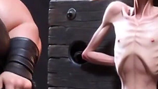 CBT Humiliation - BBW Mistress Whipping Locked Slave Cock