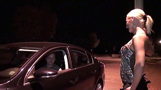 German Amateur Blonde Public Doggy Style Threesome