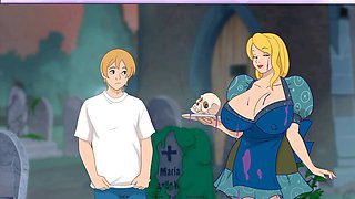 Cum inside pussy, hentai uncensored, blonde big tits