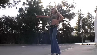 90s Hitchhiker Gets a Huge Facial and a Ride!