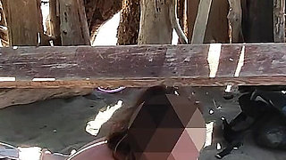 French MILF Handjob Amateur on Nude Beach Public in Greece to Stranger with Cumshot