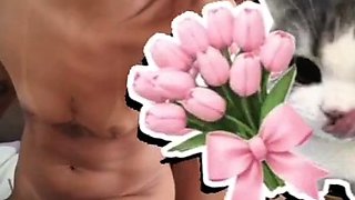 Two teens inserting an anal plug. 82450087990332643024555089