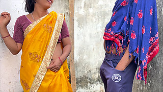 Jija And Sali ki Chudai video sex video for Jija and Sali Love Story Cute Saree Girl Romance Full Hindi Audio