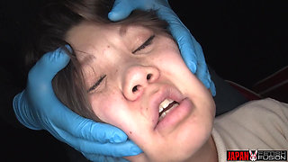 Akane Kamio Lets Her Face Be Manipulated Like Modeling Clay