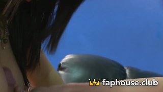 Smoking super-steamy babe Holly West popshots after