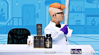 Dexxxter Pounds His Shy Pregnant Stepsisters Tight Anal for the Ultimate Secret Formula