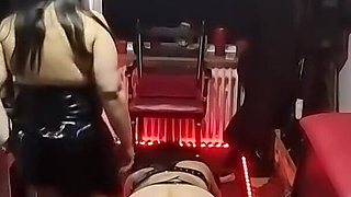 Piss Drenched Bondage MILF Machine Stretched Gaping Ass