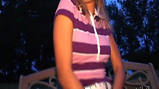 Pink Purple Schoolgirl