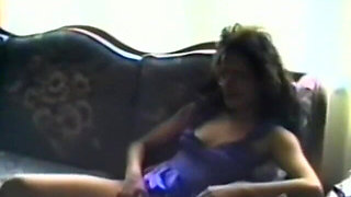 A Shy Brunette Gets Fucked with Dildo and Cock