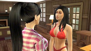 Erotica, asian-hotwife, sims