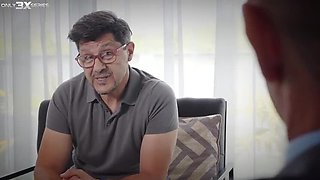 Maid Fucks Boss in 4K - Cum on Tits Household Sex with David Perry & Alyssia Kent