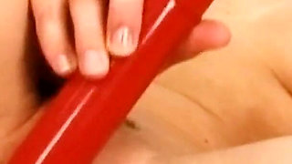 Jerking Girls Scene-3_hot Blonde Babe Loves Inserting Her New Dildo Into Her Pussy