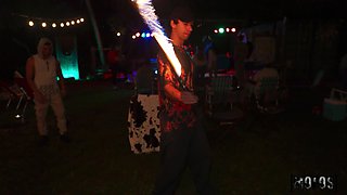 Mallory's Wild Concert Passion Ignites in a Fiery Scene