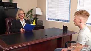 Mature Boss Lady Maddie Cross Needs a Big Creampie Filling