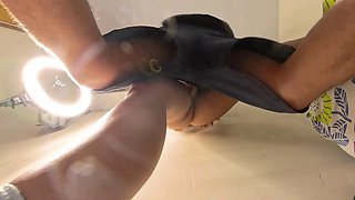 The saint is going to fuck before she goes to church - Latina Big Ass Taboo Sex