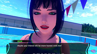 Murmur 12: Helen's Pussy Grind on Adam's Dick by Pool