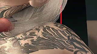 Anal Riding by Tattooed Slut