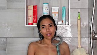 Lewd amateur brunette teen meg davis webcam masturbation