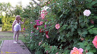 Big Belly 83 Years Old Granny First Public Anal Experience