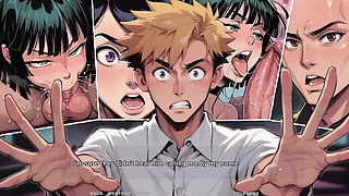 My New Girlfriend Taboo Hentai Game Ep.62 Swinger Couple Caught During a Deepthroat Foursome in the Club Vip Booth!