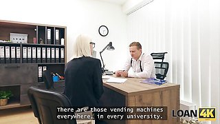 Loan4k featuring Stanley Johnson and Daruma Rai's hot anal action