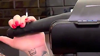 Mari Galore Unboxes a Fucking Machine with Her Boyfriend