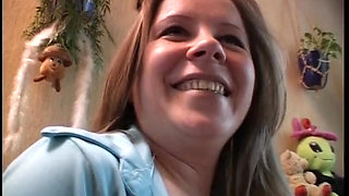 Busty teen gets slammed by an older guy