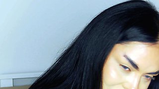 Beautiful Brunette Smoking Fetish Tease - Softcore Seduction