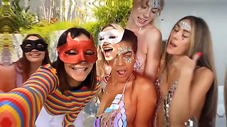 Besties - schlong craving besties celebrated summertime by getting their vaginas fucked hard