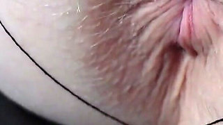 Winking My Asshole with Fishnets on