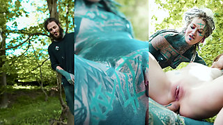 Pornstars Take Rough Anal Outside & Get Faces Covered in Cum