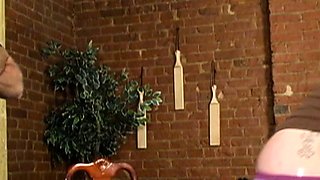 Busty amateur pussy spanking