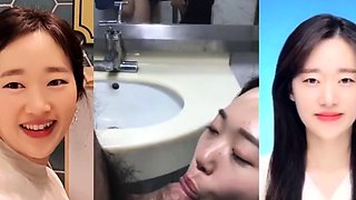 Yi Yuna Blowjob After Luscious Fuck In Public Toilet