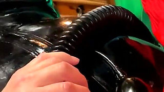 Latex nurses fist their gimp