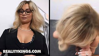 Reality kings - voluptuous Katalina Kyle writes her own fuck rules & rails jason among the books