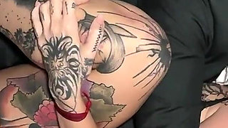 Tattooed Submissive Is Dominated and Fucked Hard by Her Boss! Ft Rebekah Rose