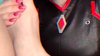 Beautiful Sonya having a horny solo toy masturbation