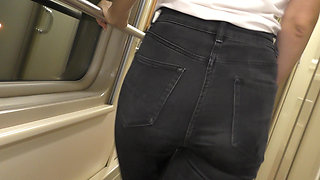 Public Train! Sucks in Toilet! Fucking in Van ( Train Car )