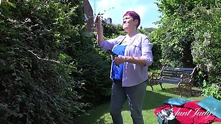 After Tending The Garden, Layla Tends to Her Pussy