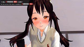 Oral job, asian, 2d