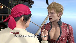 Canadian milf and American slut seduce an Aussie mature with their charms