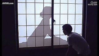 My Beautiful Stepmother Notices Me Peeking Through Her Shoji Scree