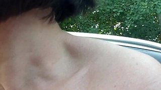 Nude Run with Squirt in Cornfield